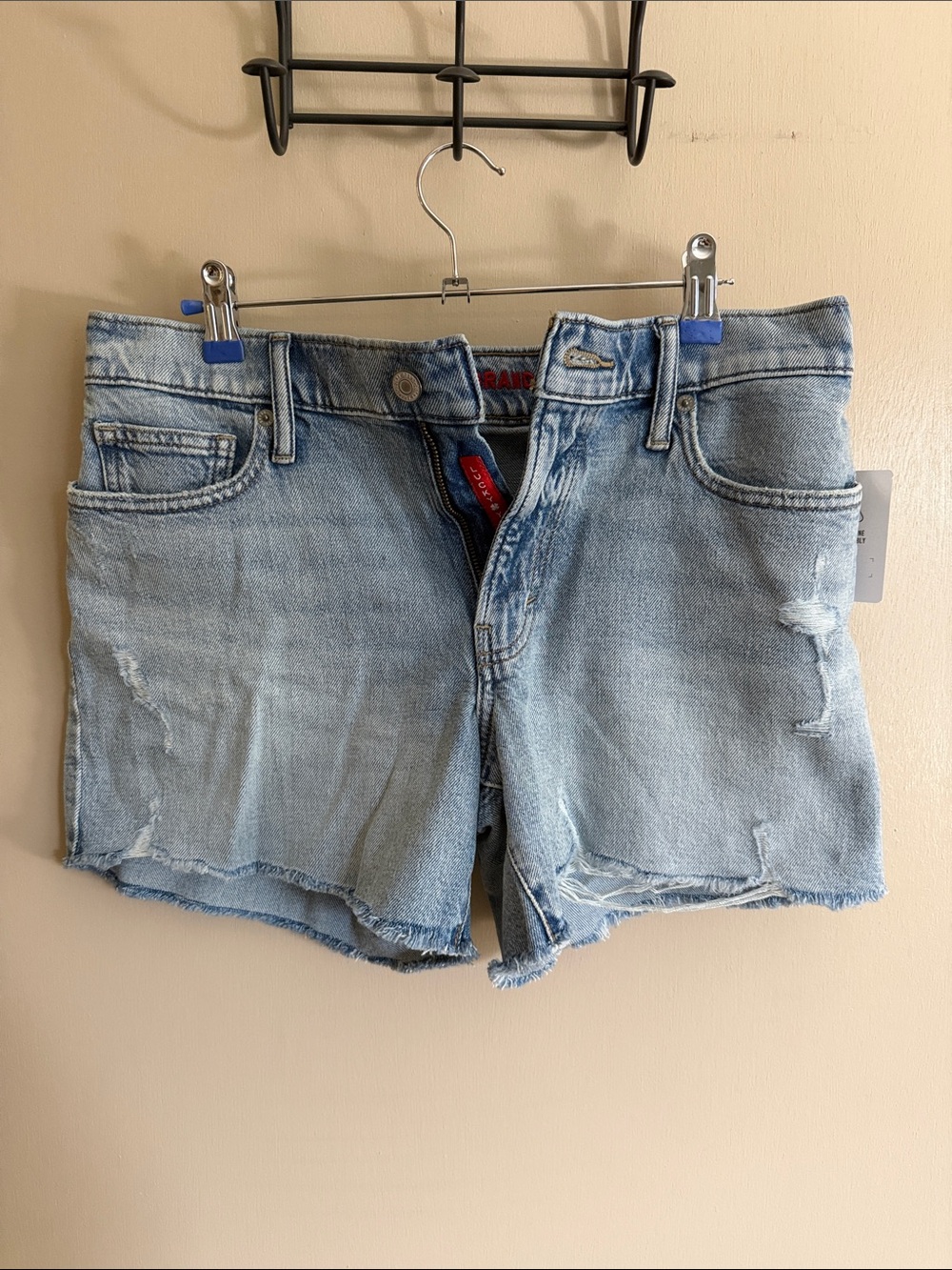 Lucky Brand Light Blue Distressed Denim Cutoff Shorts